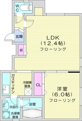 ヴィーブル南13の物件間取画像